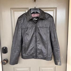 Maxima Wilsons Leather Womens Full Zip Jacket‎ Medium